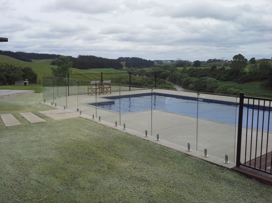 Swimming Pool - glass surround